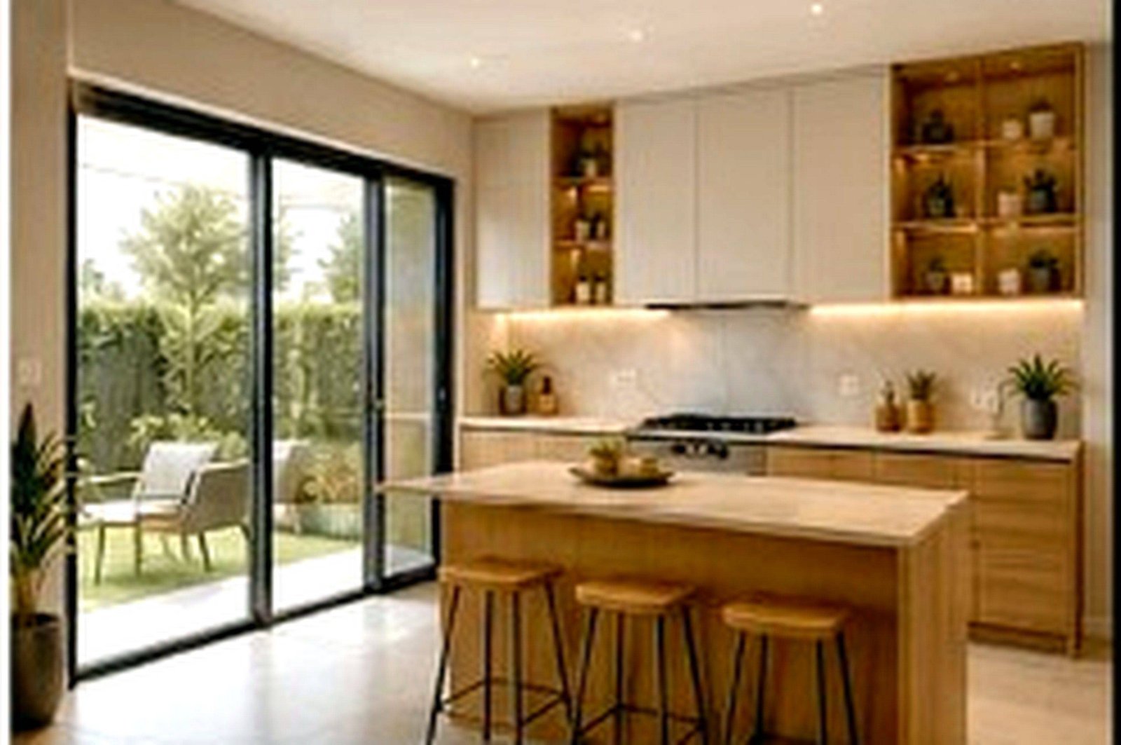 Cuisine lumineuse & spacieuse